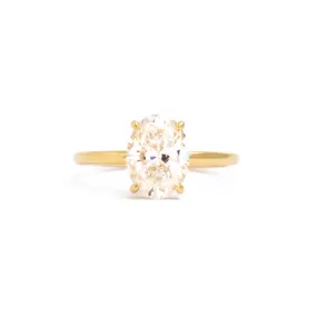 2.00 ct Lab-Grown Oval Coursière Solitaire