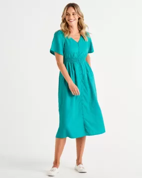 Betty Basics Whitney Dress - Teal