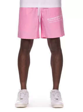 Billionaire Boys Club Shorts - BB Mercer - Begonia Pink - 841-3100