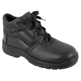 Black Chukka Safety Non Metal Work Boots