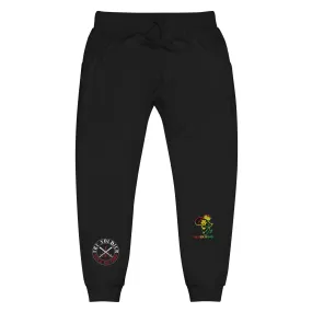 Black King fleece sweatpants