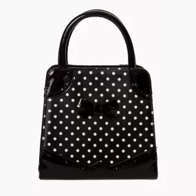 Black White Polka Dot Handbag