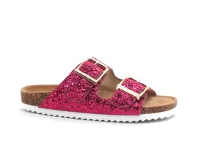 COLORS OF CALIFORNIA Ciabatta Fibbie Glitter Fuxia HC.BIO035