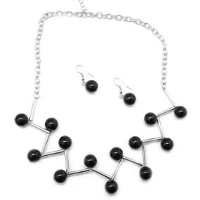 Connecting the Constellations Black Necklace