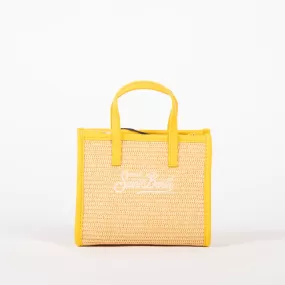 Mc2 Saint Barth borsa vivian mini raffia yellow