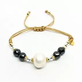 Navy The Crown Bracelet