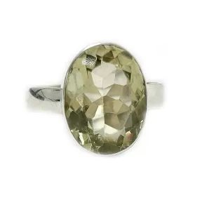 Osirios Lemon Quartz Oval Ring