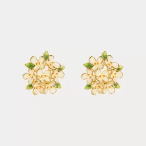 Osmanthus Fragrans Stud Earrings