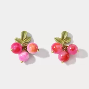 Pinkberry Stud Earrings