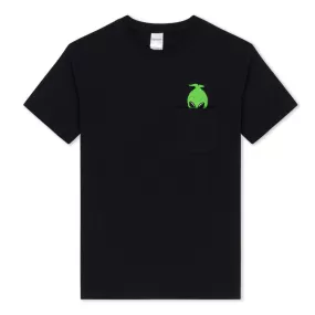 RIPNDIP BAH HUMBUG POCKET TEE-BLACK