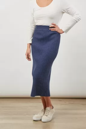 Skyline Knit Skirt, Twilight