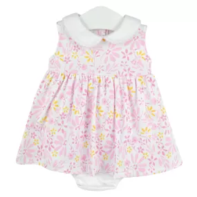 Spring Flowers Printed Dress | Baby Girl