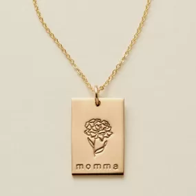 Zoe Rectangle Necklace